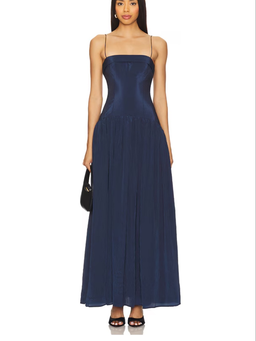 Lovers + Friends Navy Spaghetti-Strap Maxi Dress